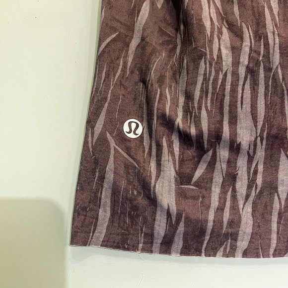 lululemon lab Flutter Racerback , Crease Print Silky Multi, Cupro, Size: 8 - Picture 6 of 7